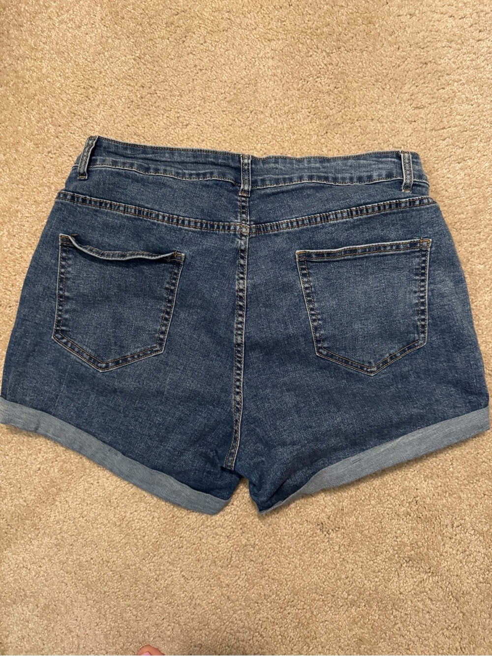 2 pairs Blue Denim Shorts - Picture 6 of 7